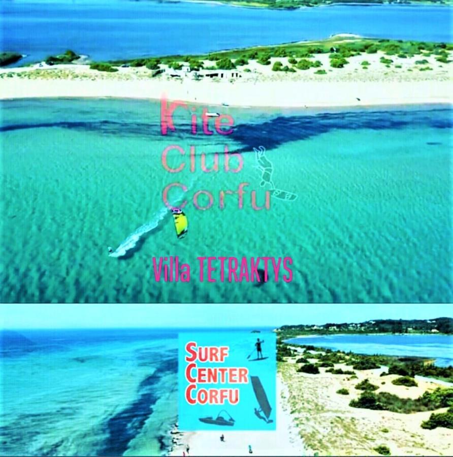 Tetraktys Estate Beachside Υδωρ Agios Matthaios  Екстер'єр фото